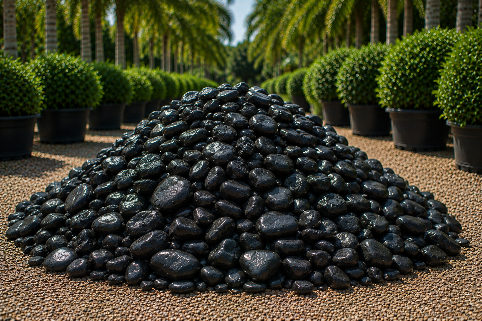Black Lava Rock